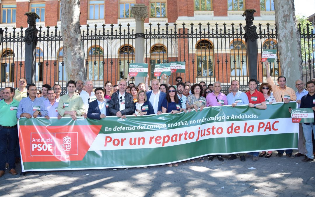 Más de 200 alcaldes y portavoces socialistas claman contra las pérdidas de la PAC y exigen la revisión de las ayudas asociadas