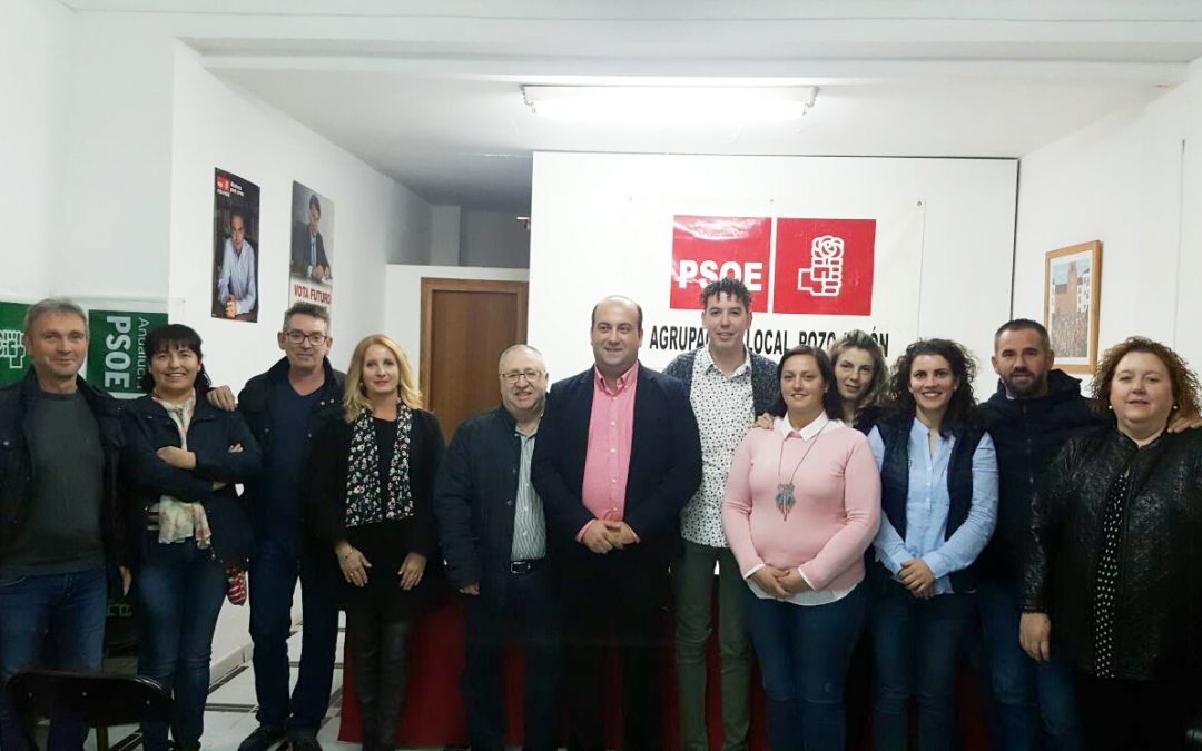 Iván Cruz, reelegido por unanimidad secretario general del PSOE de Pozo Alcón