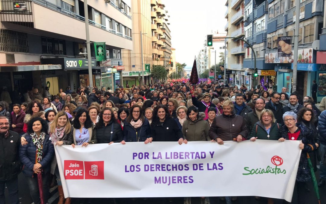 El PSOE participa intensamente en la jornada del 8 de marzo por la igualdad