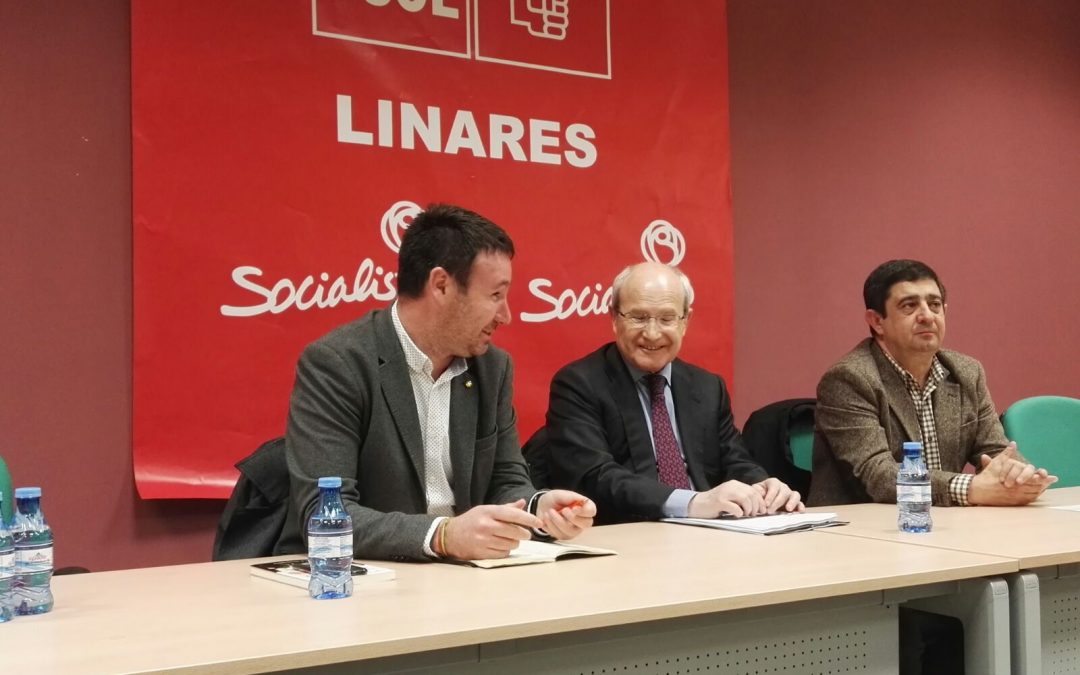 Montilla, en Linares: “En Cataluña hay que trabajar para tender puentes, no para dinamitarlos”