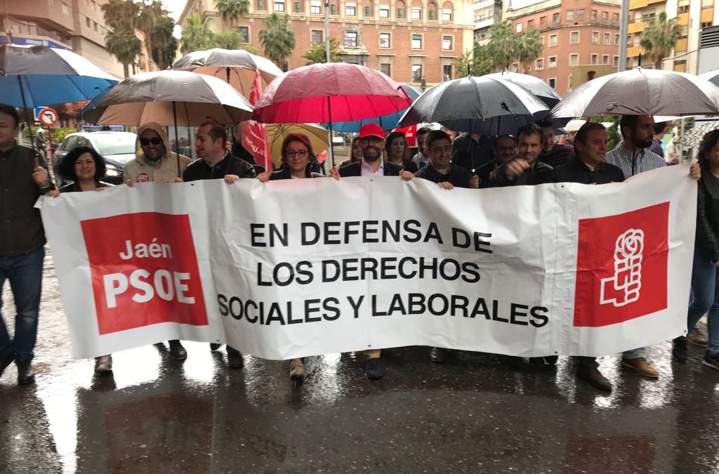 Socialistas participan en las manifestaciones del 1 de mayo y reclaman igualdad, pensiones y empleos dignos
