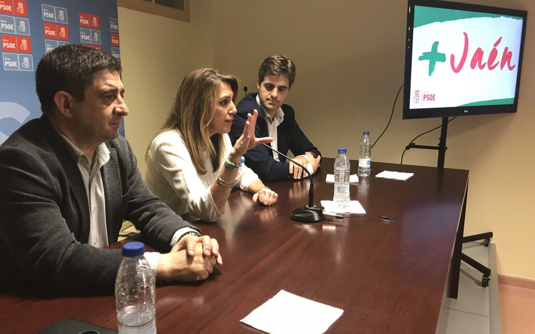 Susana Díaz interviene ante los Comités Comarcales de La Loma, Campiña, Noroeste y Cazorla