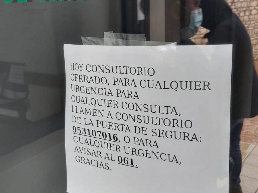 La Junta cierra el Consultorio de Génave