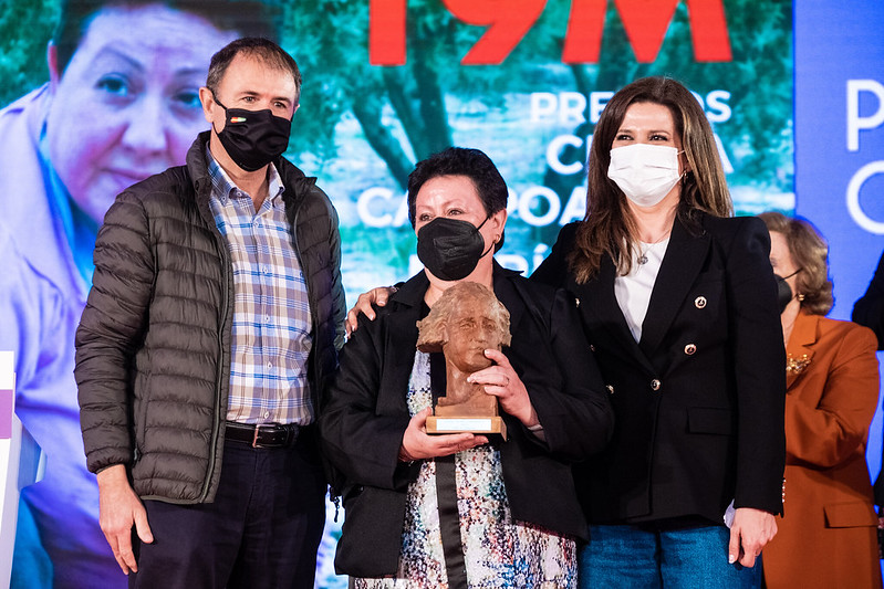 Inés Casado y Ángeles Cobo, reconocidas en los Premios Clara Campoamor