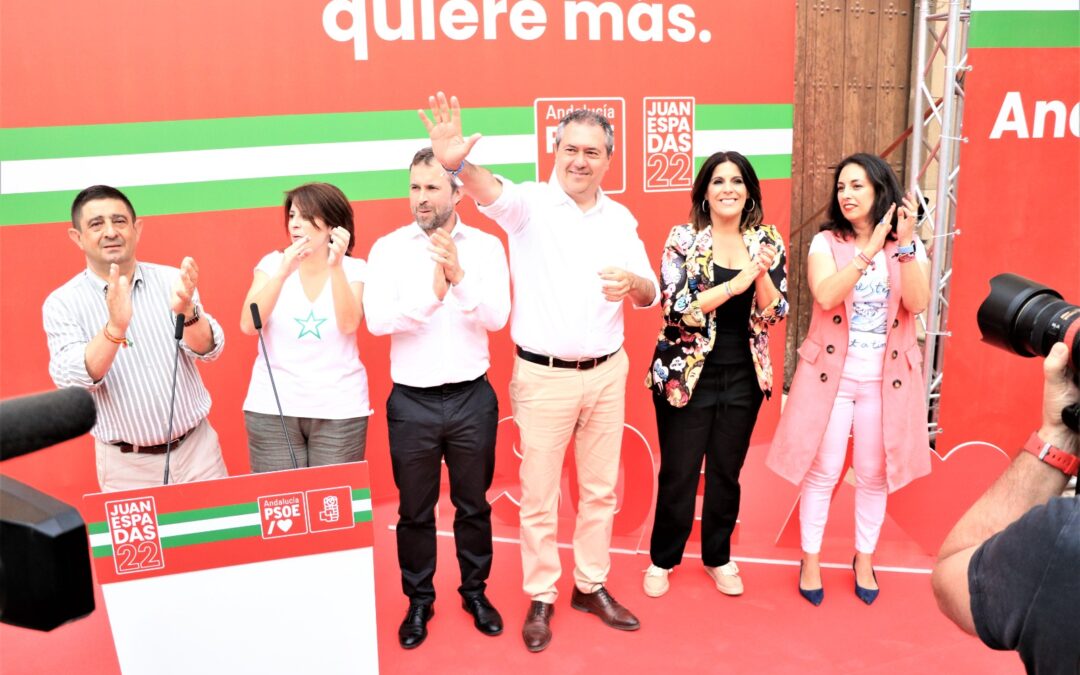 Espadas proclama su compromiso personal y político con la provincia: “Vamos a desarrollar una auténtica revolución en Jaén”