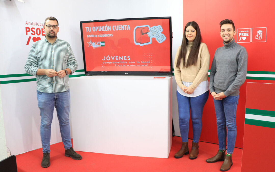 Juventudes Socialistas de Jaén presenta su buzón de sugerencias “para escuchar a los jóvenes y reforzar el trabajo municipalista”