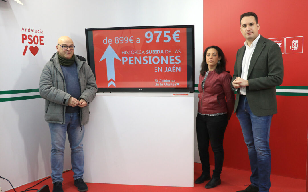 Subida histórica de las pensiones en Jaén: 207 euros en los últimos 4 años