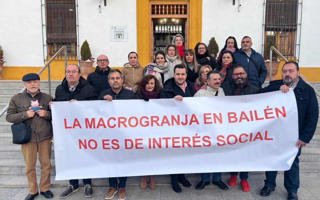 “Con Camacho como alcalde, Bailén se va a comer la Macrogranja”, alerta el PSOE