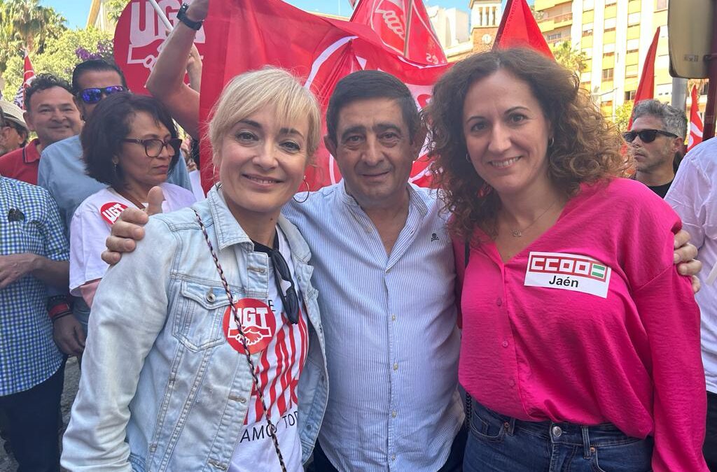 El PSOE de Jaén participa en el 1 de Mayo: “Estamos con quienes siempre hemos estado, los trabajadores y trabajadoras”