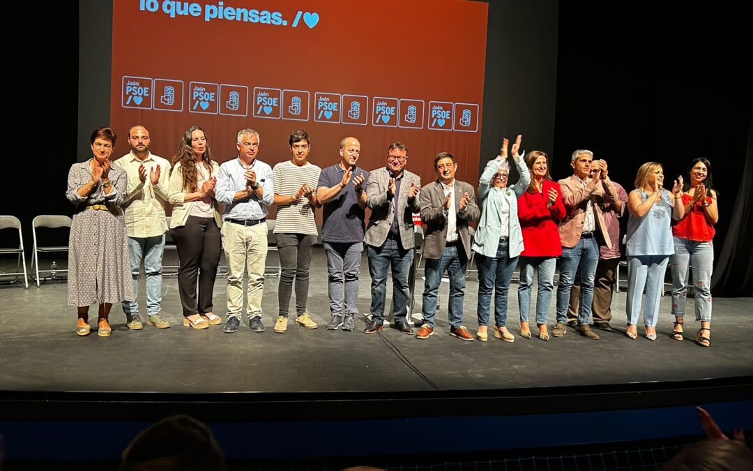 El PSOE presenta a sus 9 candidatos en la Sierra Sur: “Ilusión, fuerza y compromiso para teñir de rojo la comarca”