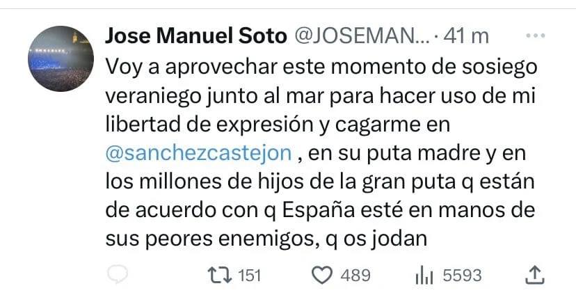 El PSOE asegura que el alcalde de Villacarrillo suspende el concierto de Soto por “la presión social” y pregunta “cuánto va a costarle al Ayuntamiento”
