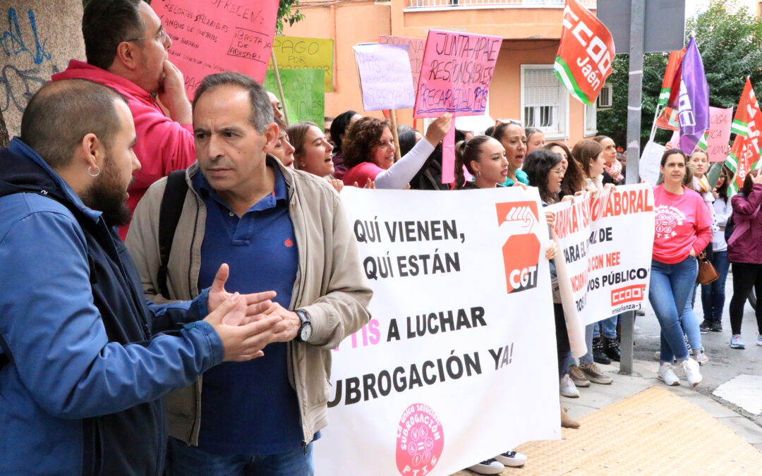 El PSOE respalda las movilizaciones del colectivo de PTIS