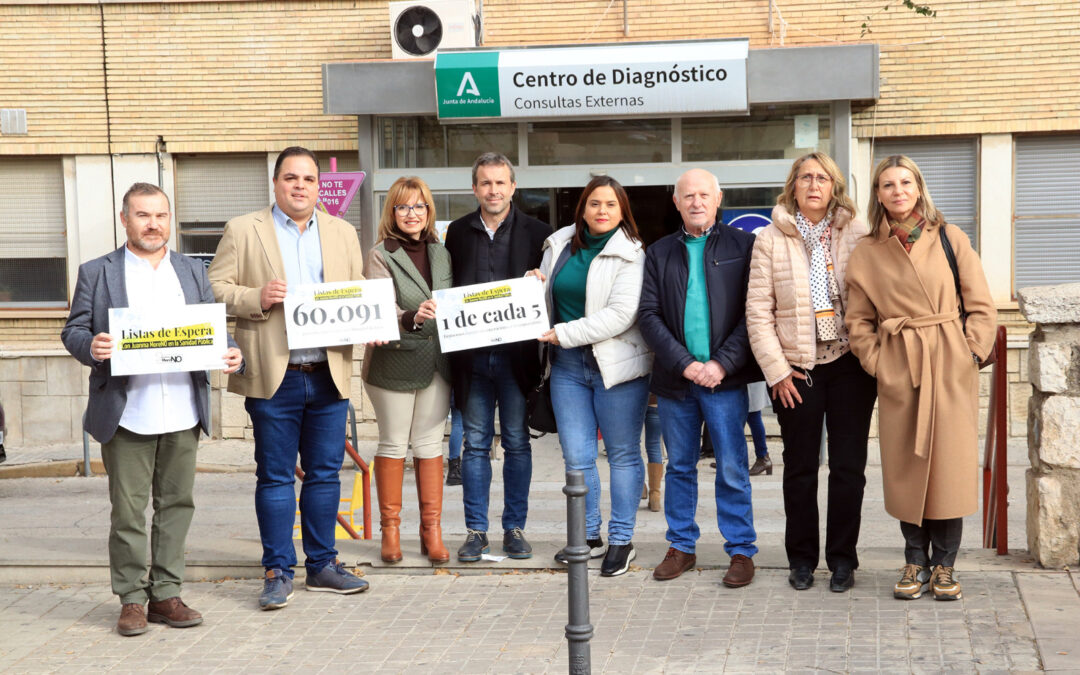 Más de 60.000 personas en las listas de espera del Hospital de Jaén: el PSOE exige el cese de la consejera de Salud