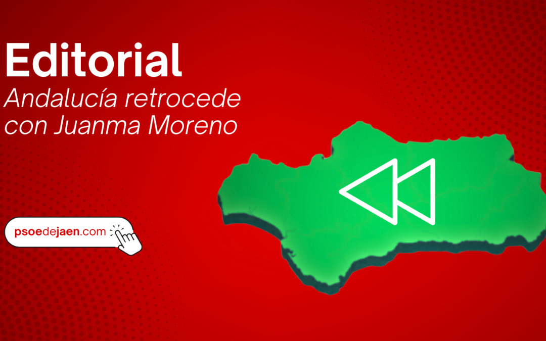 Andalucía retrocede con Juanma Moreno