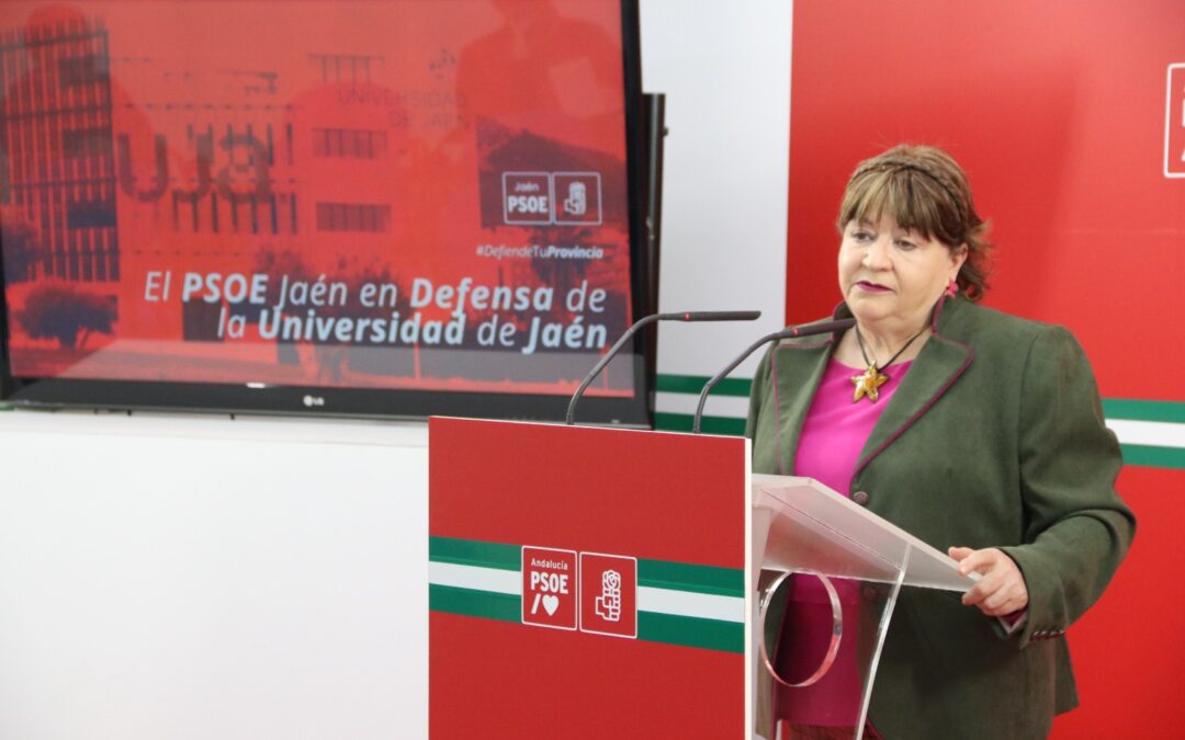 El PSOE exige a la Junta más financiación para la UJA: “Moreno Bonilla ahoga a las universidades públicas para que florezcan las privadas”