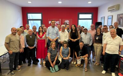 Adrián Sánchez, reelegido secretario general del PSOE de Vilches