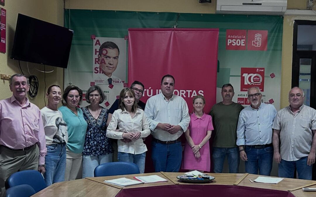 Sonia Serrano, primera mujer secretaria general del PSOE de Villanueva del Arzobispo