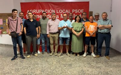 Pedro Justicia, reelegido secretario general del PSOE de Bélmez de la Moraleda