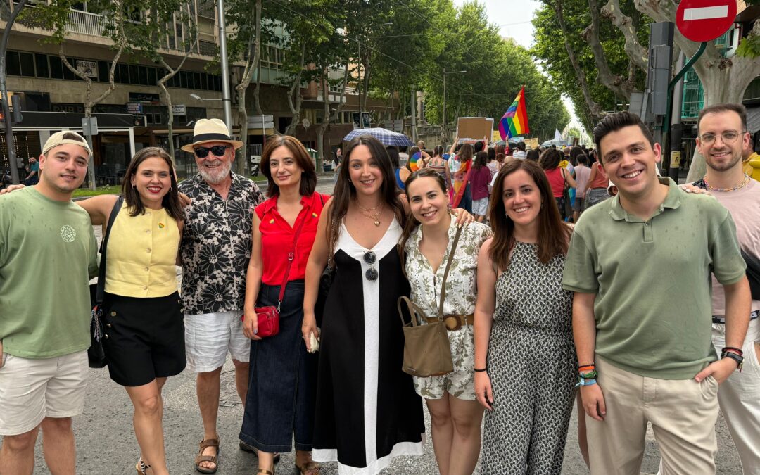 El PSOE secunda la manifestación del orgullo LGTBI en Jaén: “Igualdad, libertad, derechos y no discriminación”