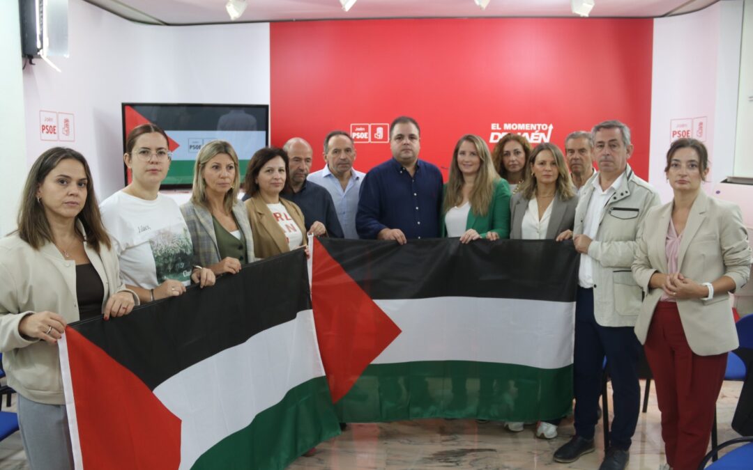 El PSOE de Jaén condena el genocidio de Gaza y presentará mociones en los ayuntamientos de la provincia