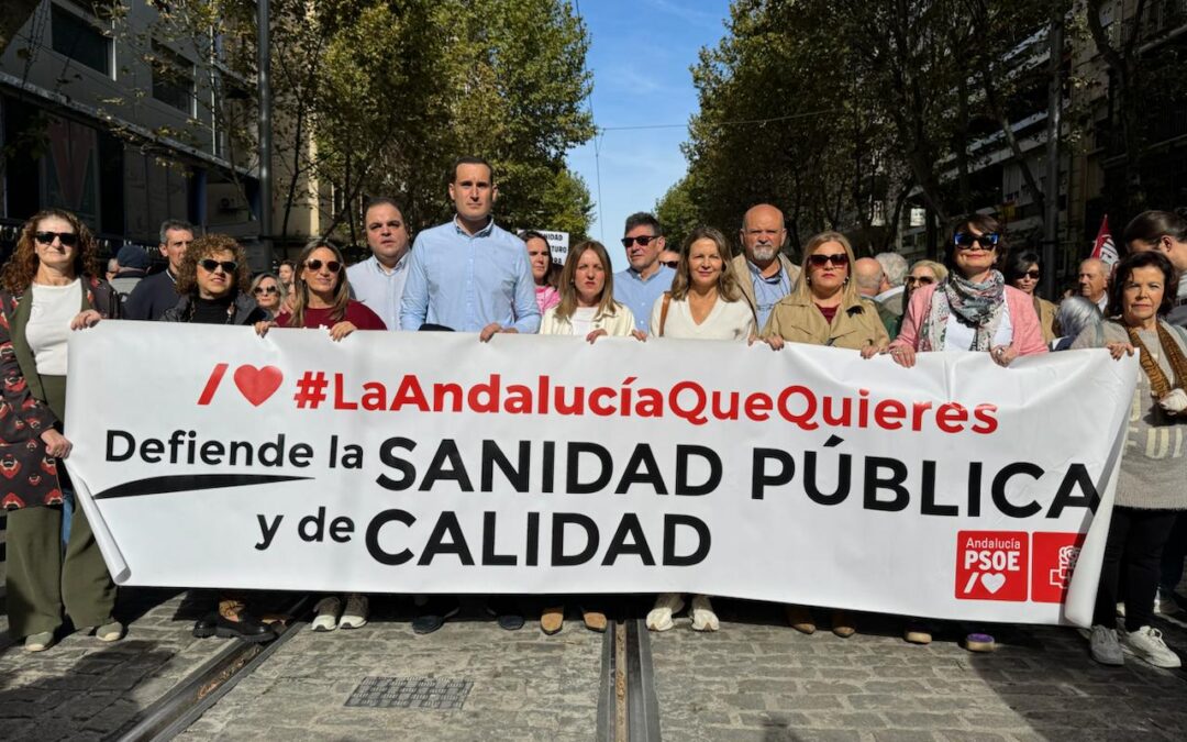 Jaén grita “basta ya” a Moreno Bonilla y a su desmantelamiento de la sanidad pública
