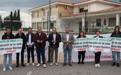 El PSOE exige a la Junta las obras del CEIP Antonio Machado: 6 años de olvido de Moreno Bonilla