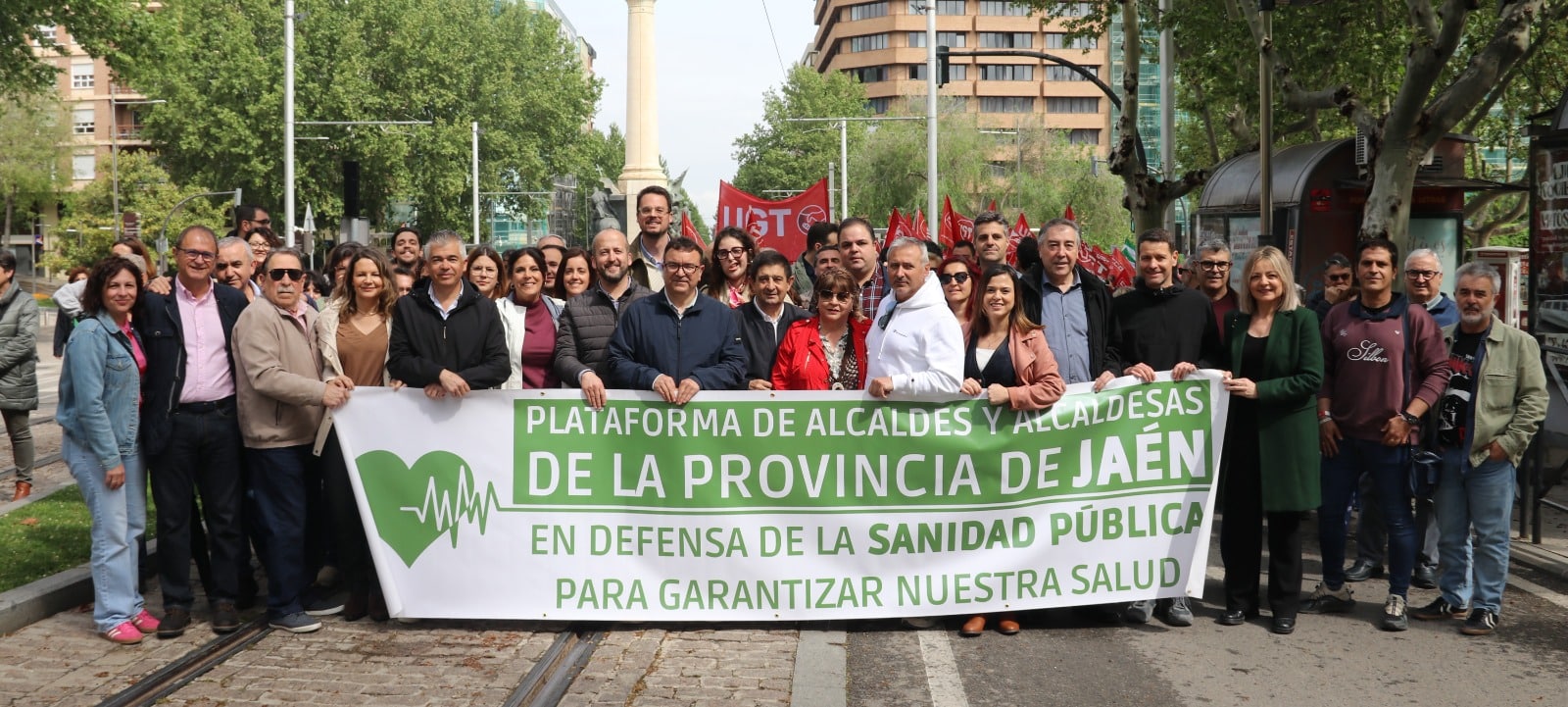 manifestación sanidad psoe jaén